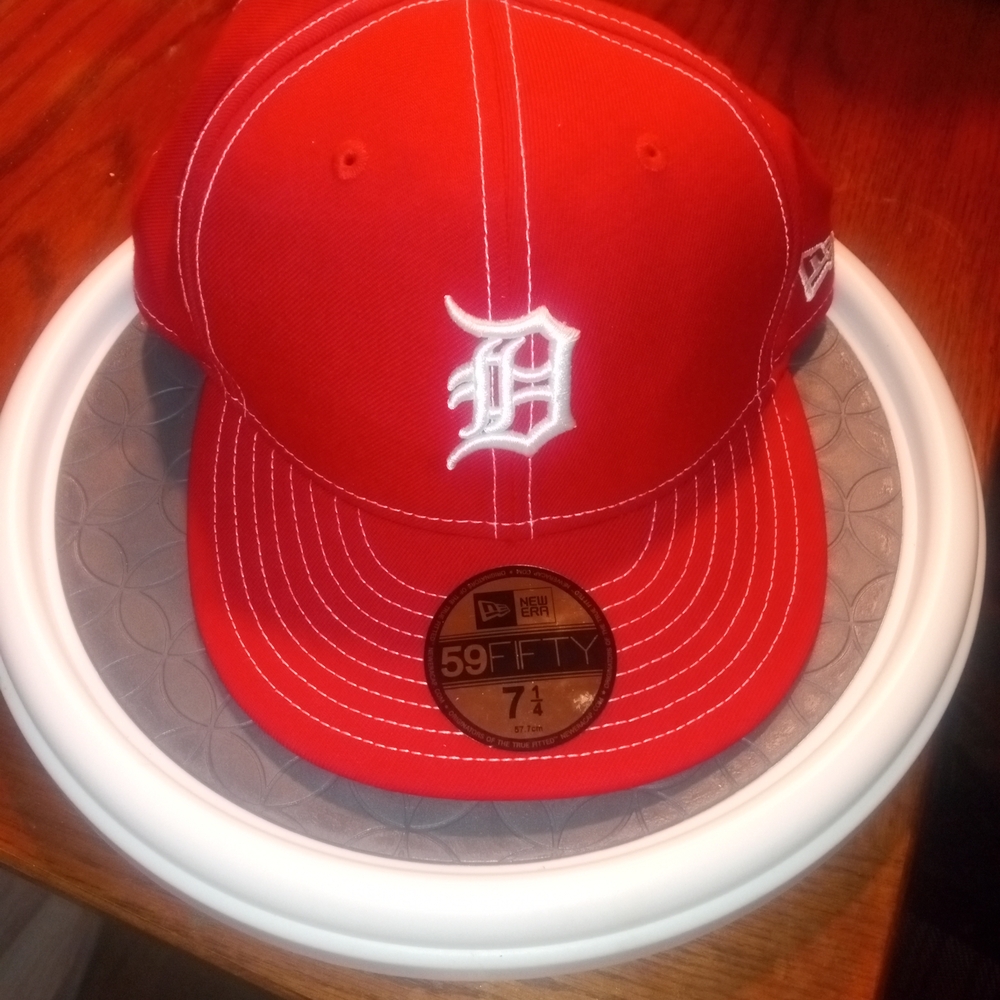 New Era Red Fitted Cap